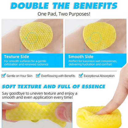 GlowWipe™ - Turmeric & Kojic Acid Cleansing Pads (Pack Of 60 Pads🔥) Limited Time Offer🔥🔥
